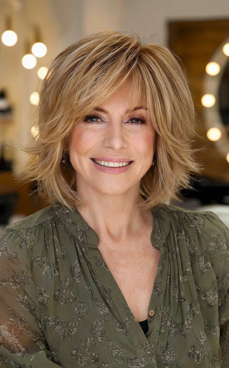 Tousled Bob Butterfly