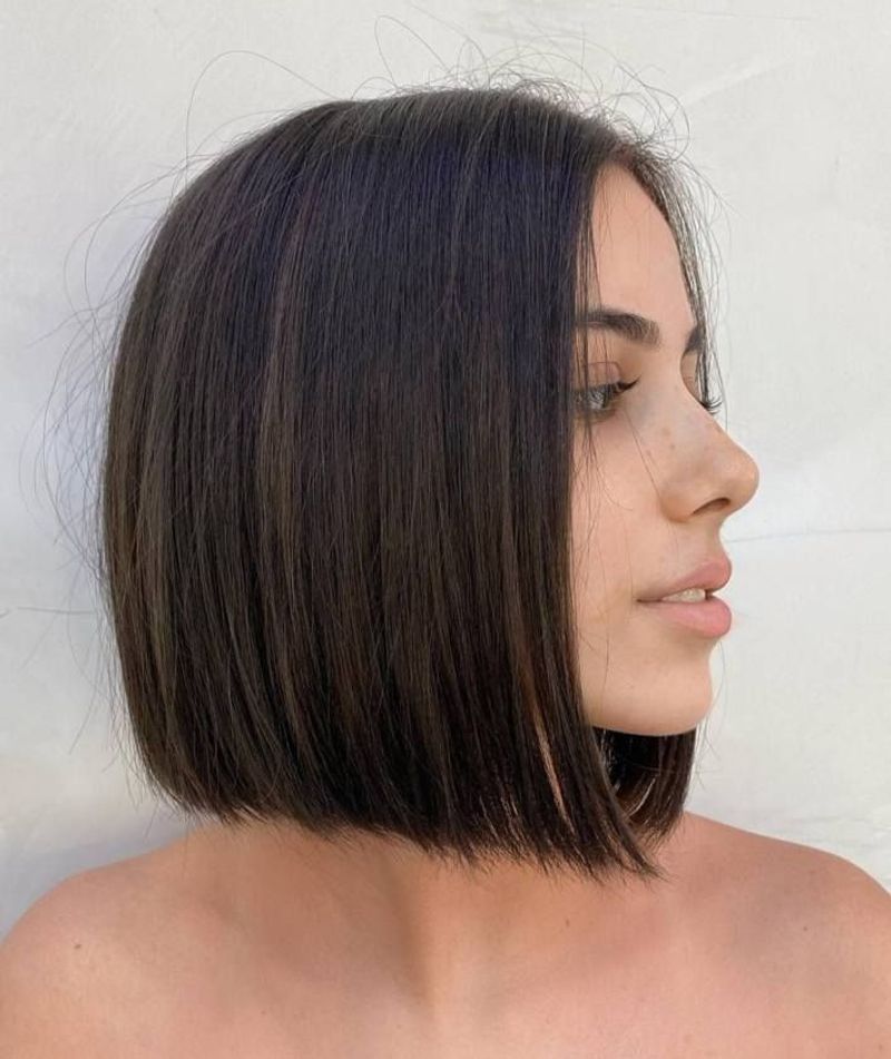 Sleek Blunt Bob