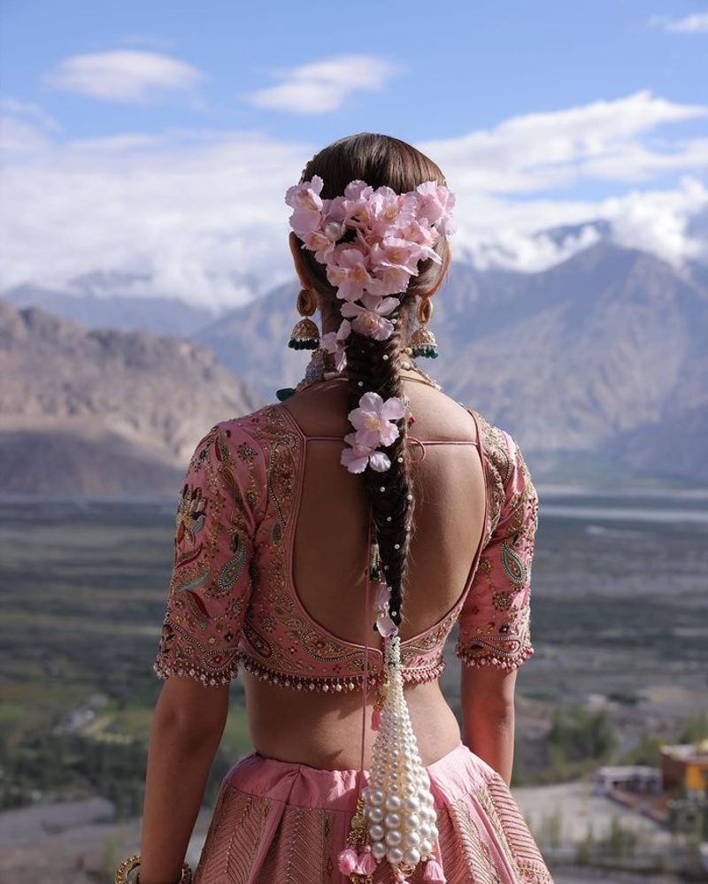 Traditional Indian Bridal Braid