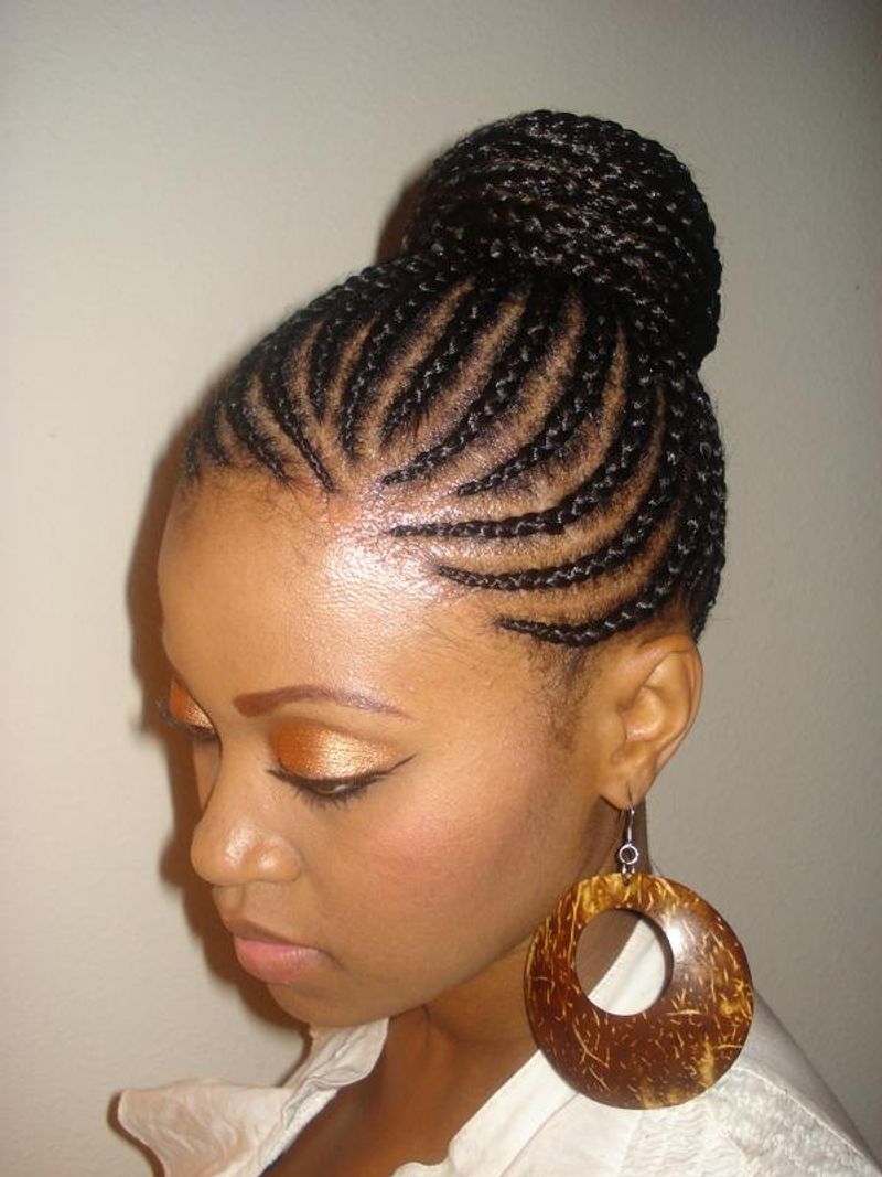 Cornrow Bun