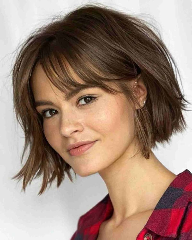 Try: Bob with Bangs