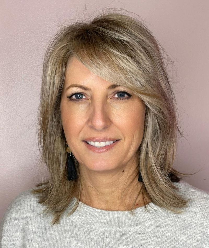 Try: Side-Swept Bangs