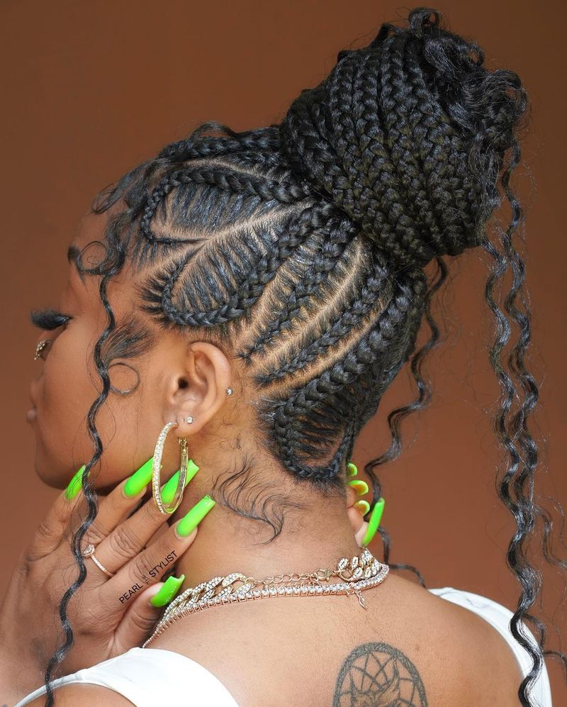 Braided Top Knot