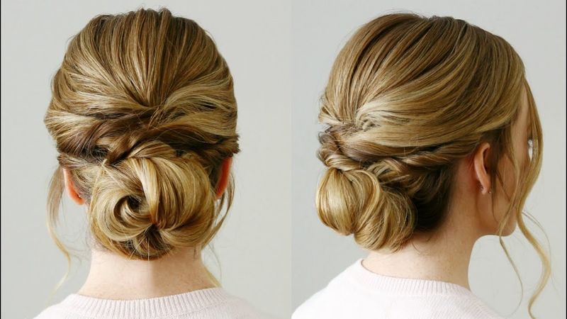 Twisted Low Bun