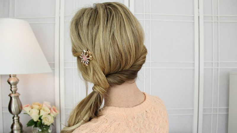 Twisted Side Ponytail