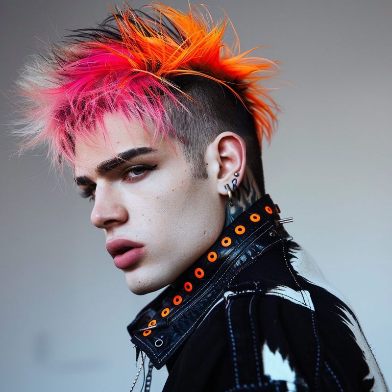 Vibrant Spiky Undercut