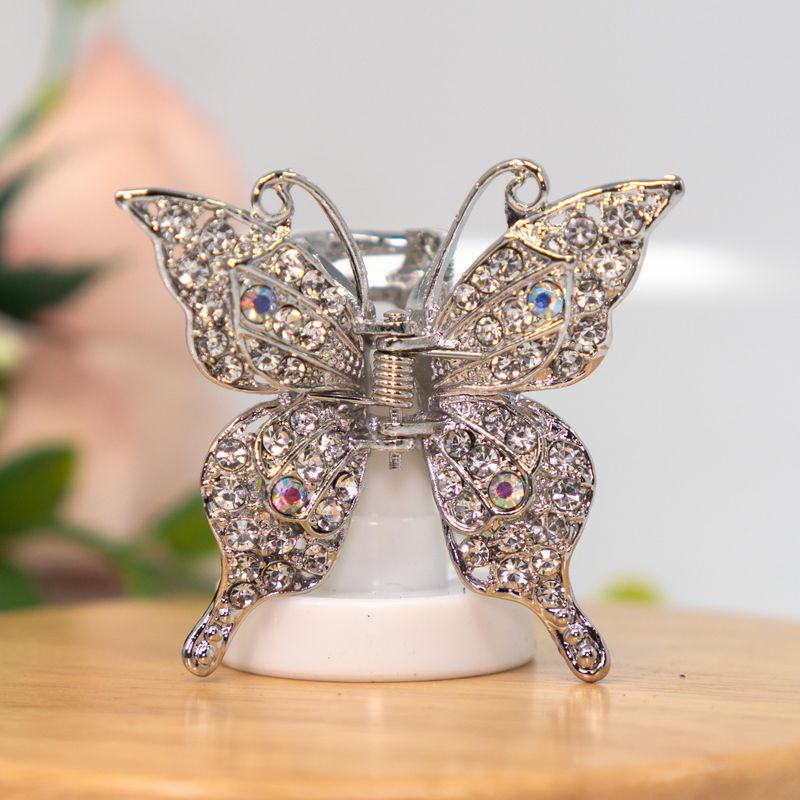 Crystal Butterfly Clip