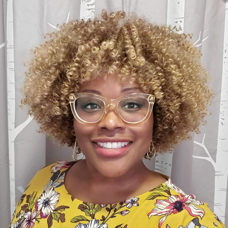 Voluminous Curly Bob