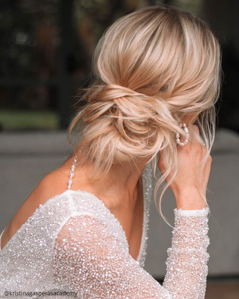 Side Swept Updo