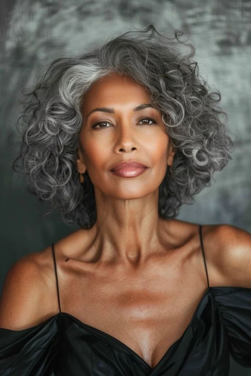 Voluminous Medium Curls