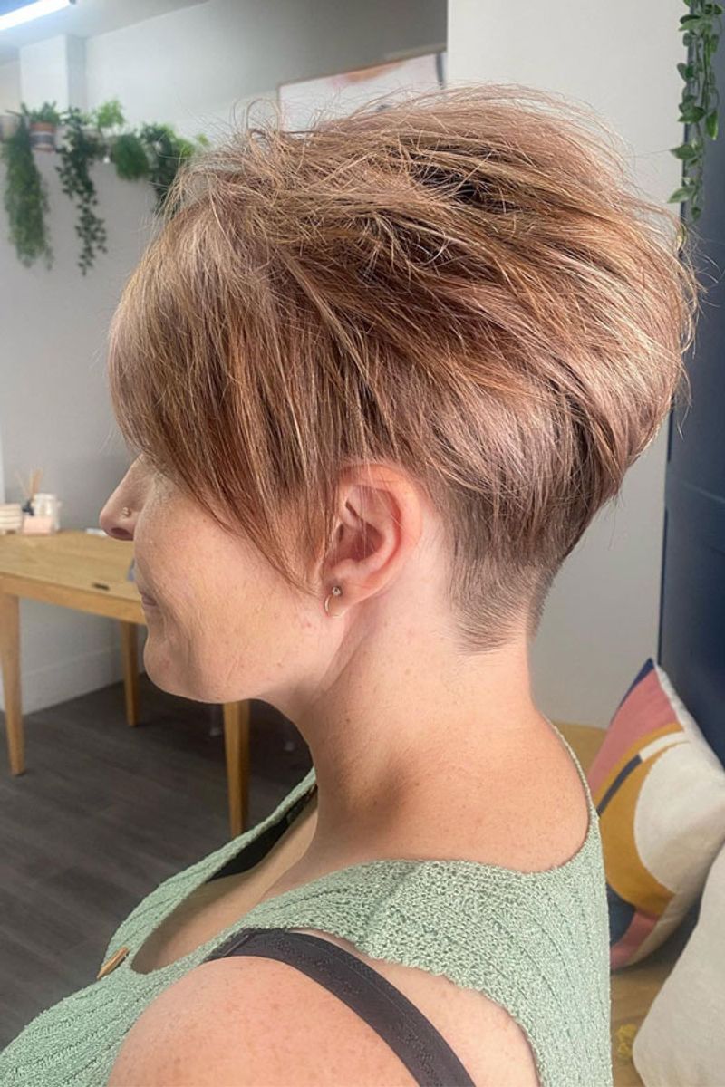 Layered Pixie with Undercut