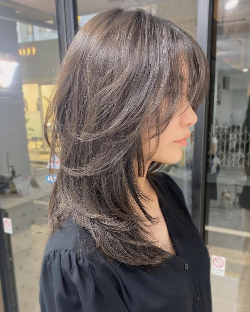 Sleek Hush Cut with Hidden Layers