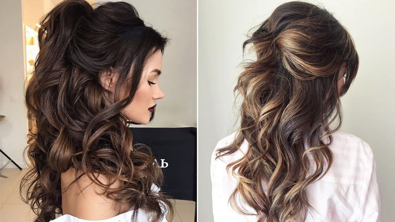 Half-Up, Half-Down Style