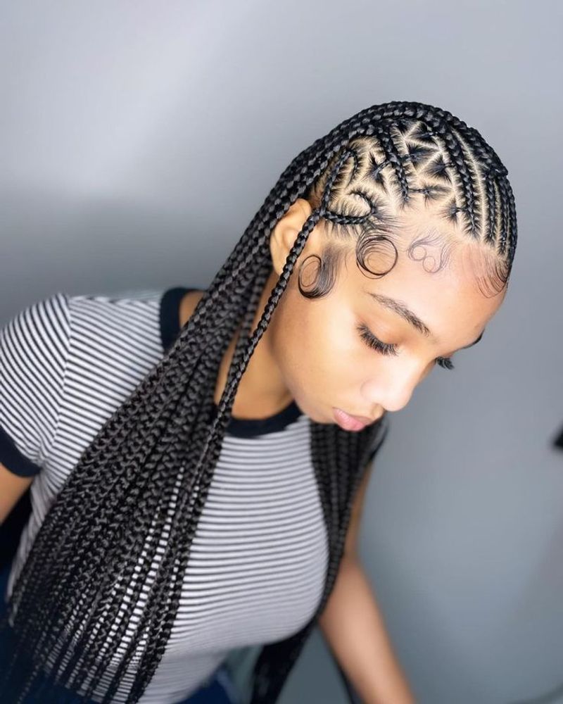 Cornrow Accent Braids