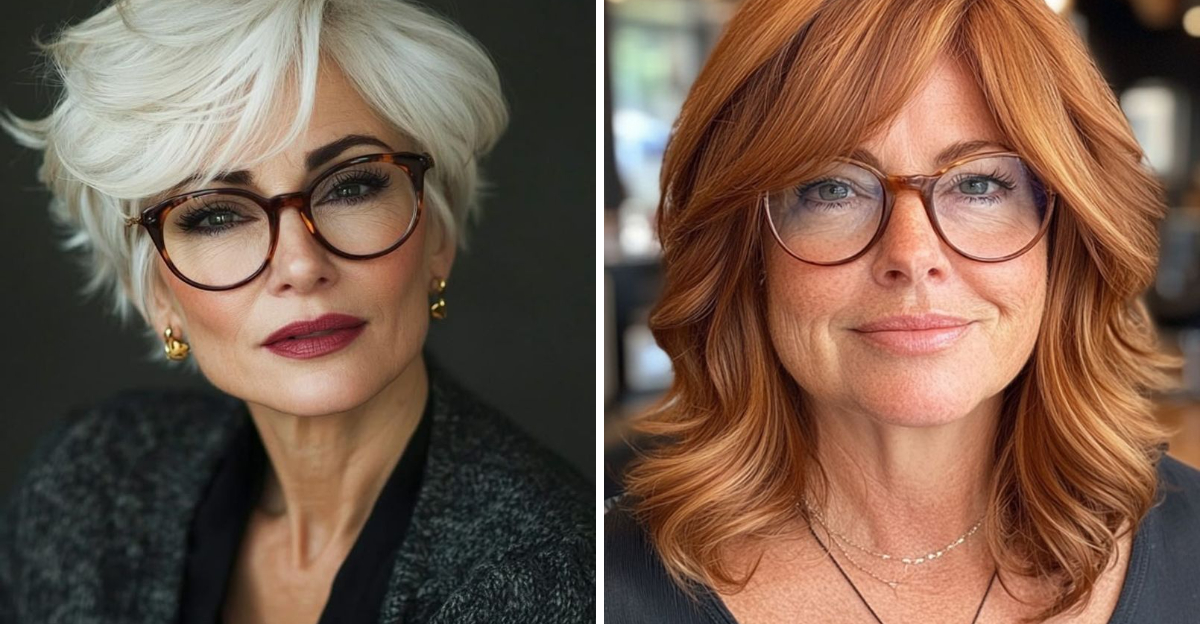 16 Face-Framing Techniques for Women Over 60 With New Eyeglass