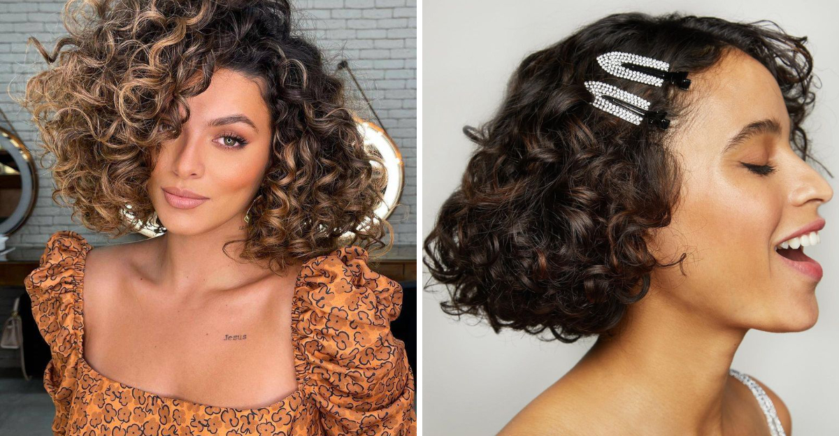 23 Fun And Creative Ways To Elevate Your Short Curly Hairstyles