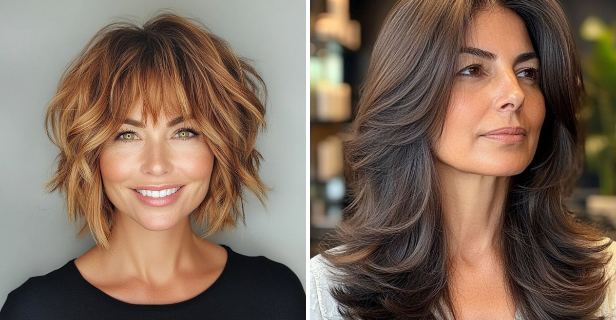 14 Haircuts That Make Thick, Coarse Hair Manageable for Women Over 45