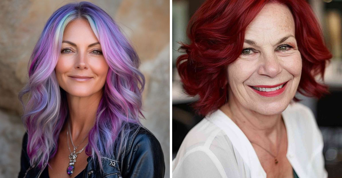 20 Hairstyles for Women Finally Embracing Bright Colors After Years in Neutrals