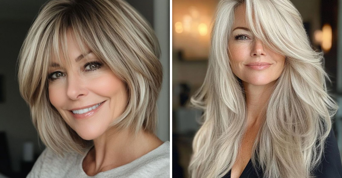 17 Hairstyles for Women Over 50 With Adult Children (The “Not Your Average Mom Cut”)