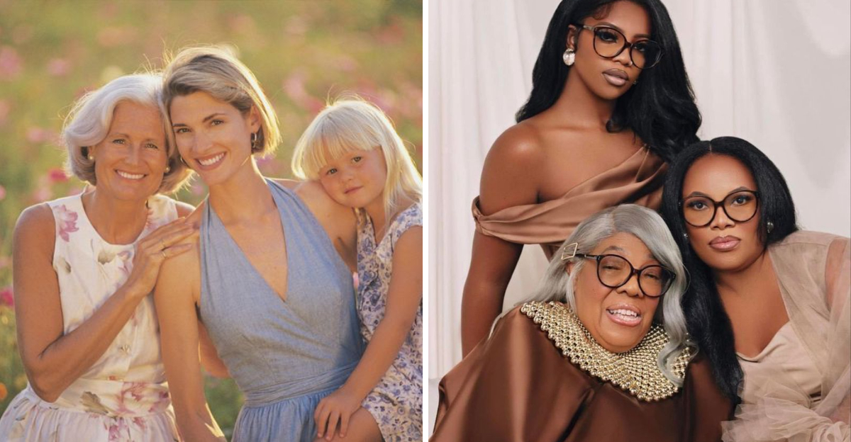 10 Hairstyles That Work for Three Generations at the Family Reunion Photo