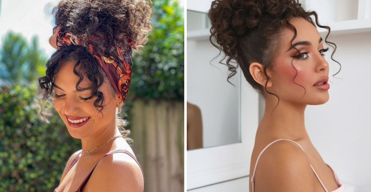 Natural Hair: 21 Curly Bun Styles That Always Look Good