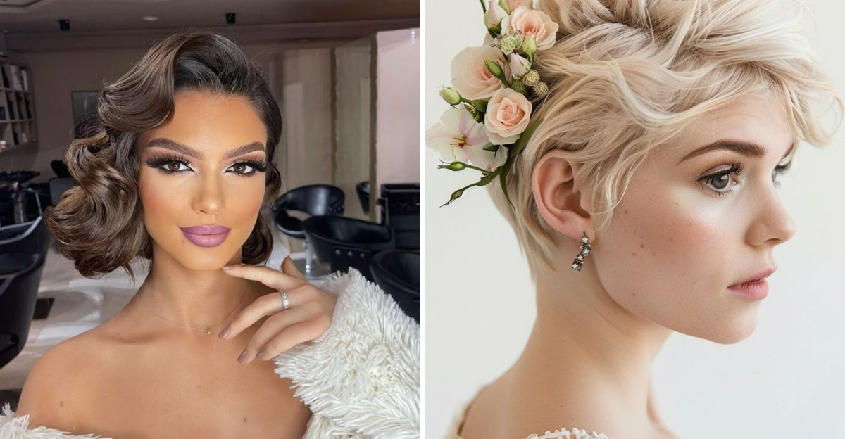 20 Short Wedding Hairstyles Perfect for Saying “I Do”