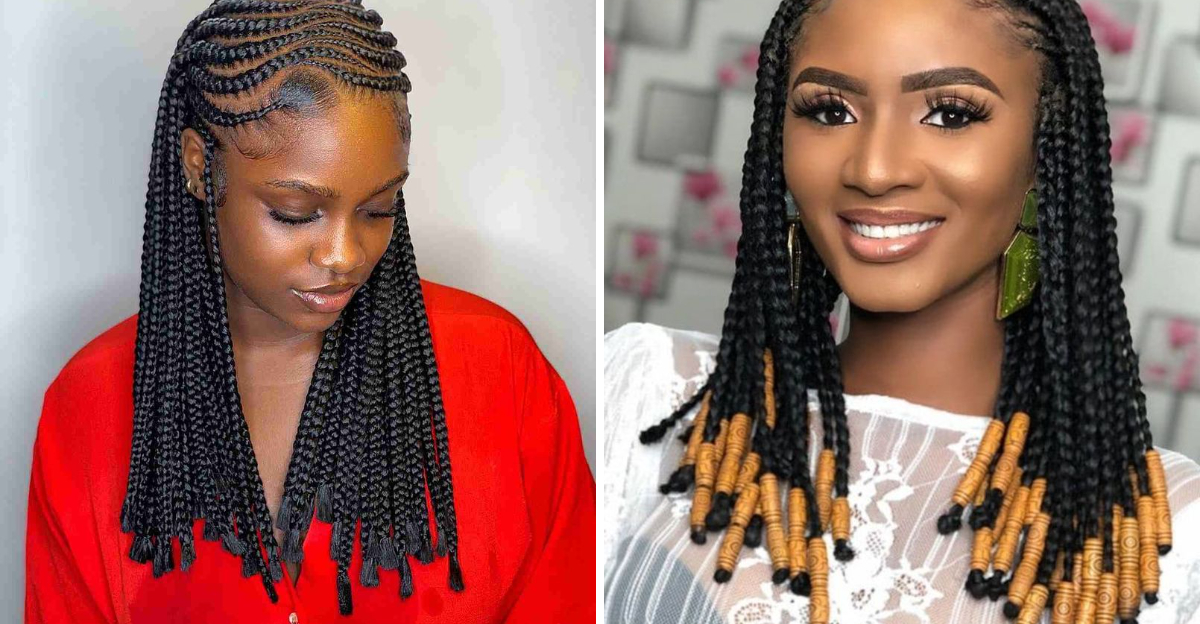 15 Simple-to-Maintain Ghana Braids African-American Women Are Choosing This Season