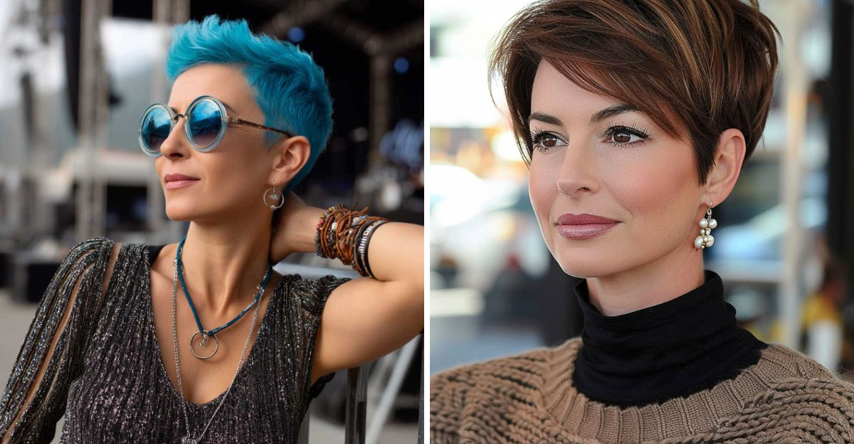 20 Super Short Haircuts For Mature Women