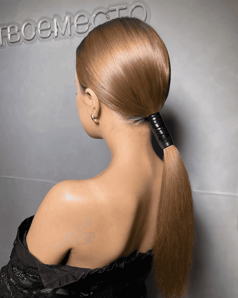 14. Sleek Ponytail