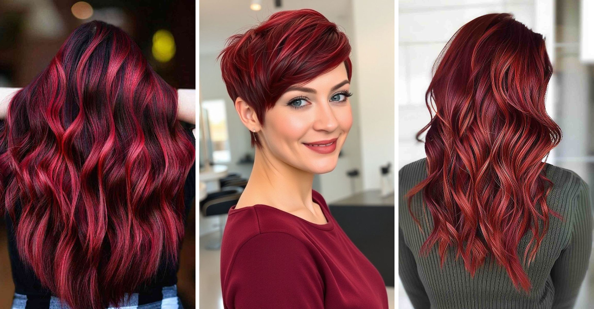 14 Cherry-Red Hair Ideas That Stand Out Without Daily Upkeep