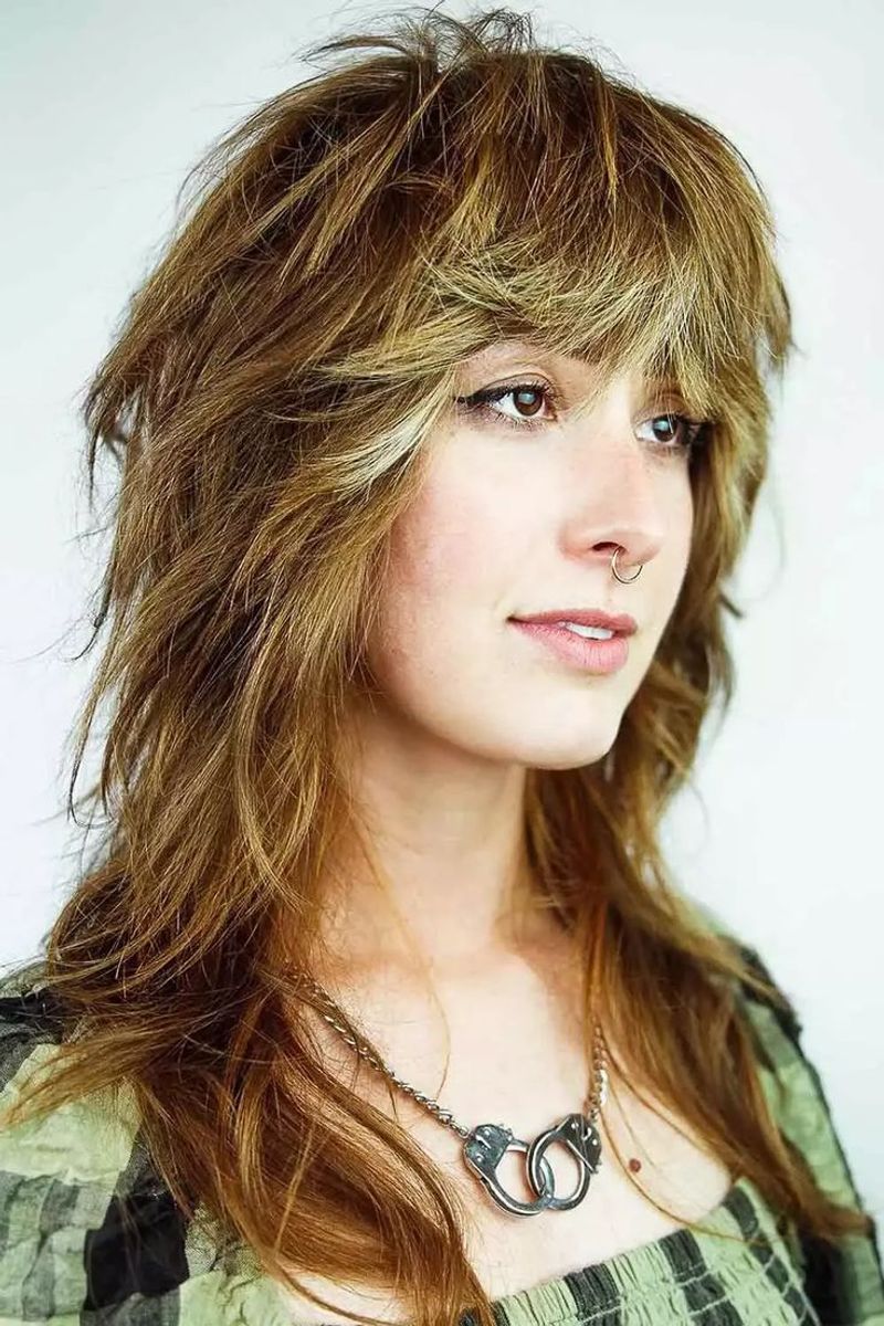 Retro Glam Wolf Cut