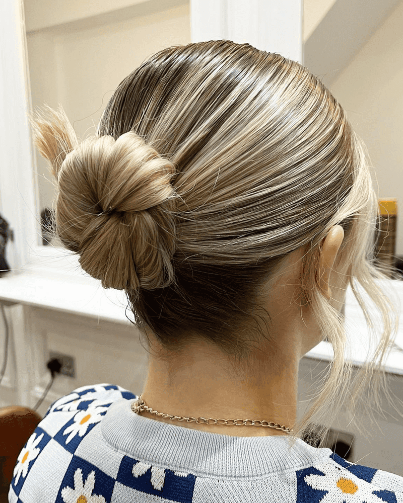 The Classic Low Bun