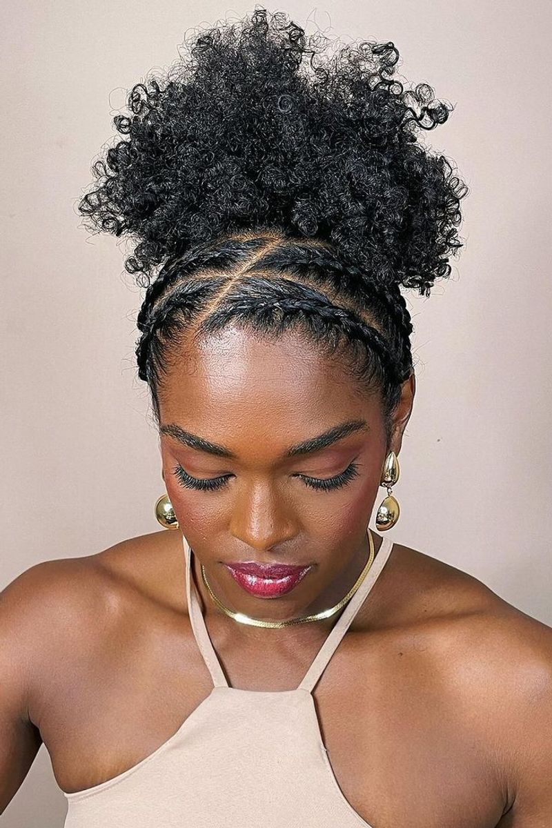 Graceful Afro Puff