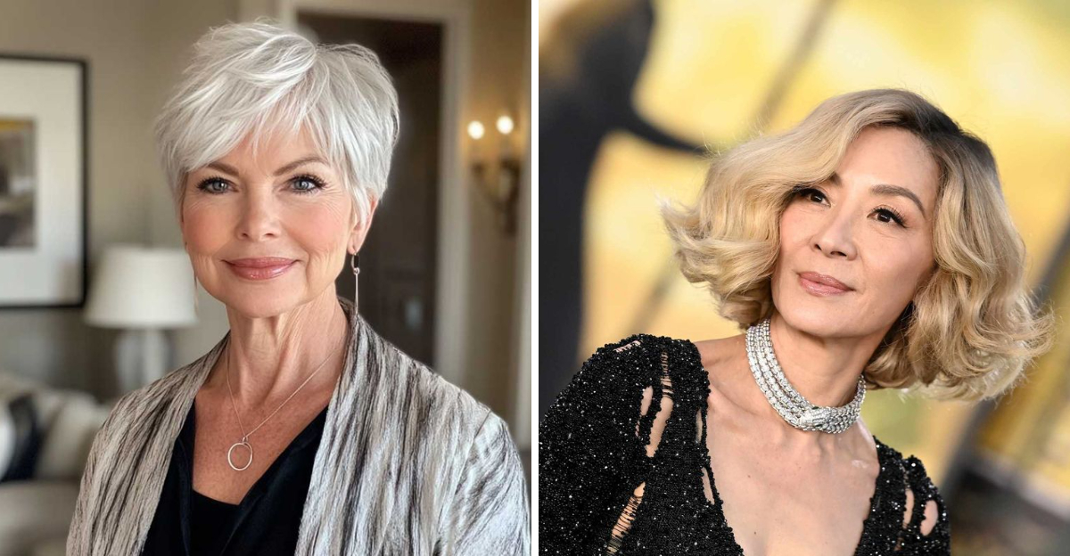 22 Slimming Hairstyles That Work Perfectly for Women Over 60 with Round Faces