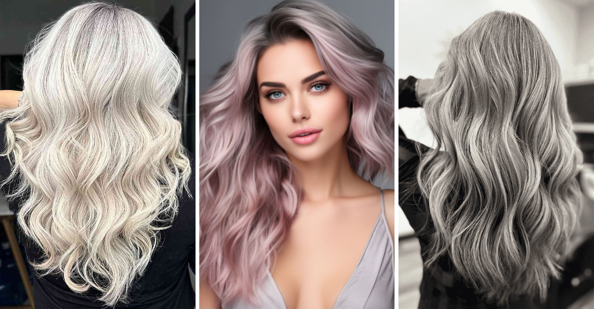 23 Golden Silver Hair Colors for Women Who Want Luxury