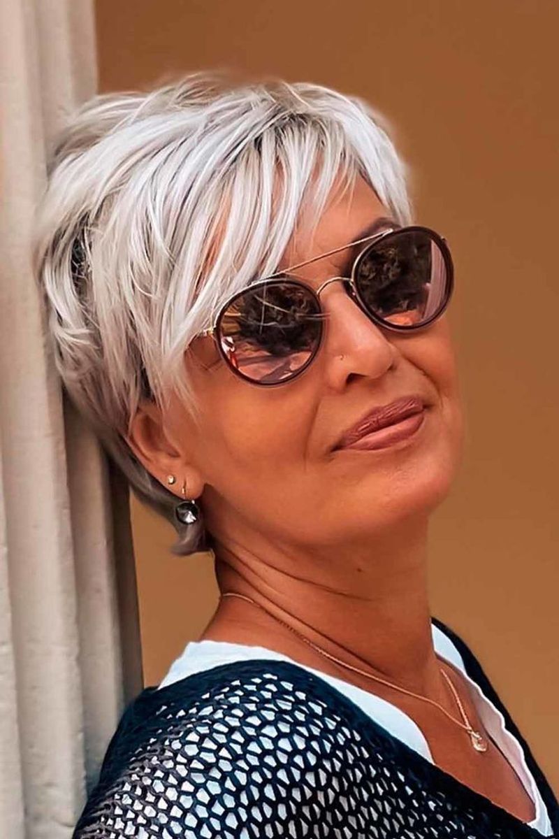 Pixie Cut with Bangs
