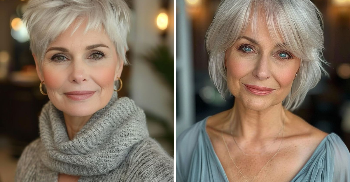 30 Most Flattering Haircuts For Older Women With Thin Hair