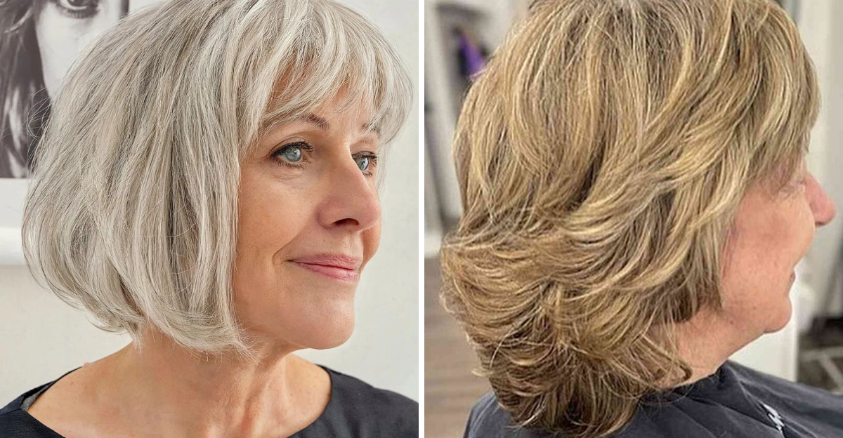 5 Hair Mistakes That Age Women Over 60 with Round Faces and 15 That Slim Them Beautifully