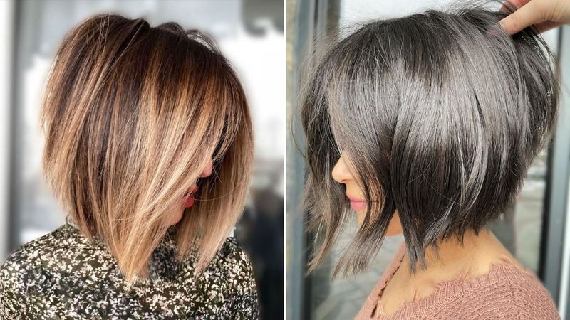 7. Angled Bob