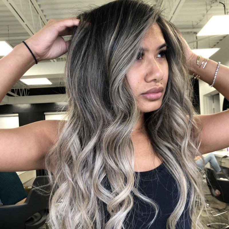 Ash Blonde Balayage