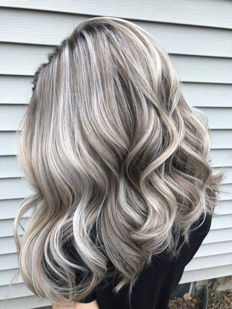 Ash Blonde Highlights