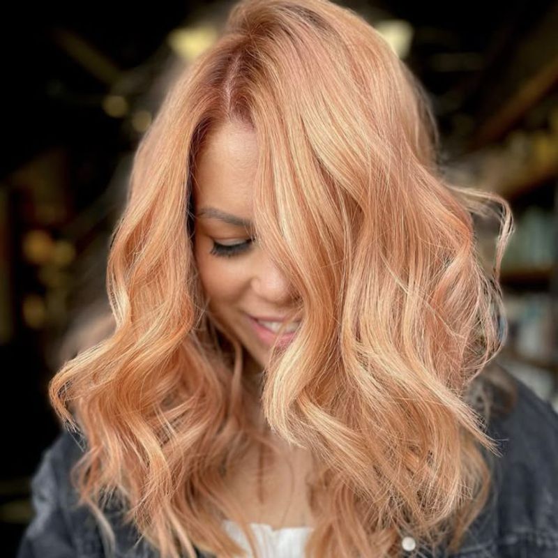 Strawberry Blonde Highlights