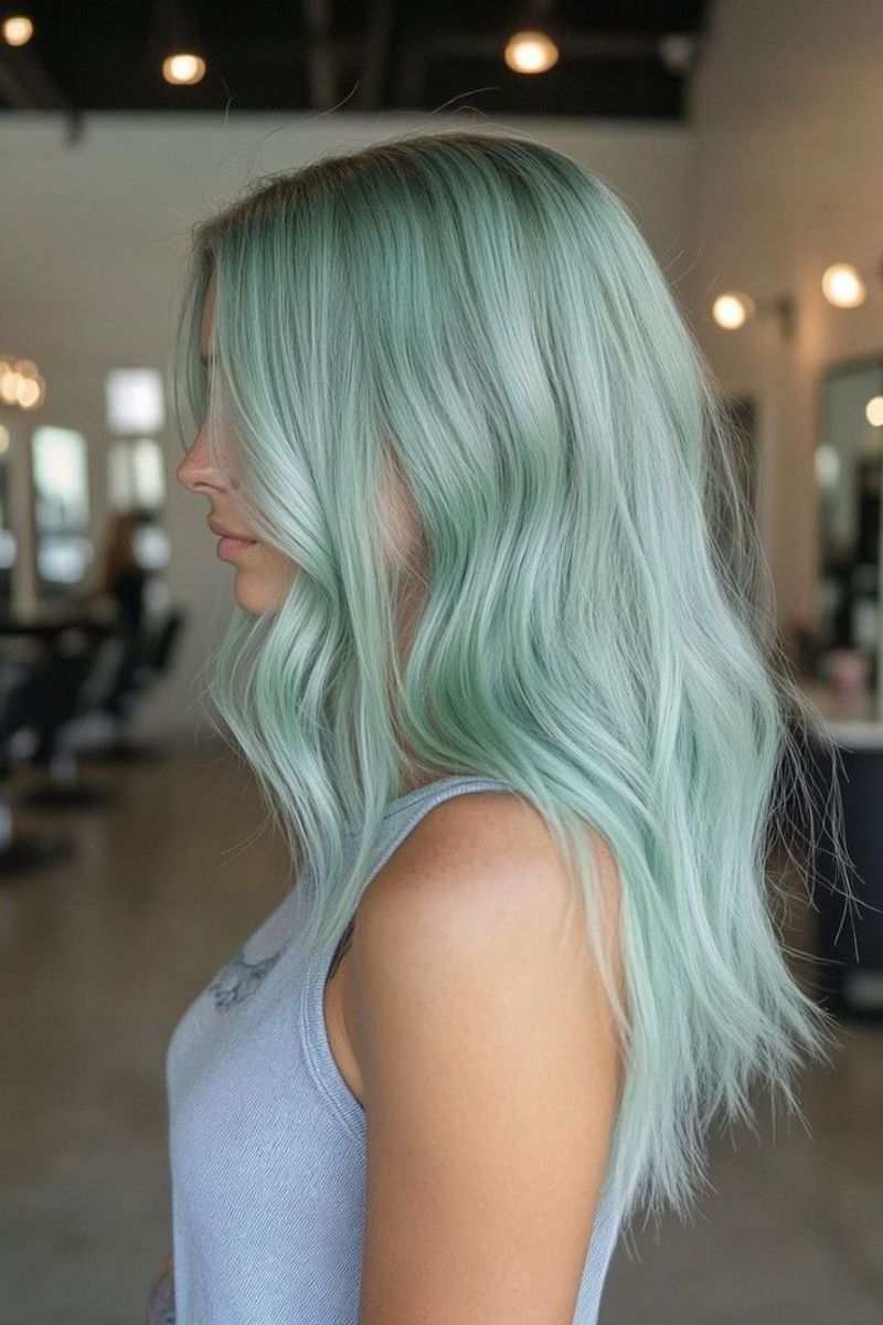 Ash Blonde and Mint