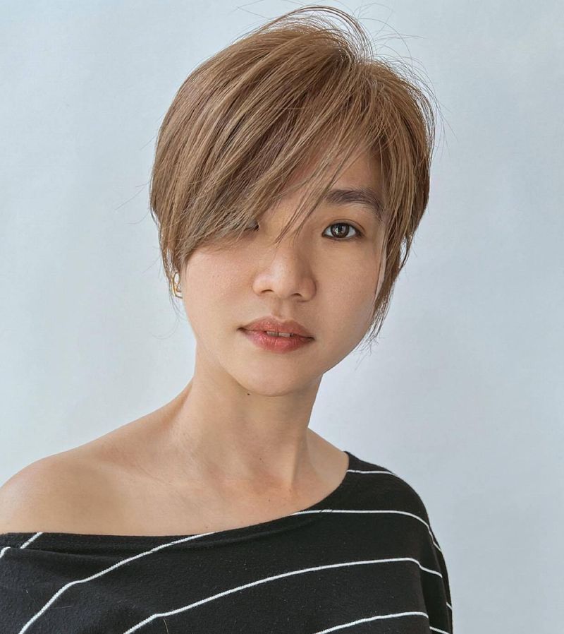 Long Pixie with Side Bangs