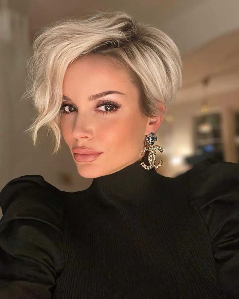 Asymmetrical Pixie Cut