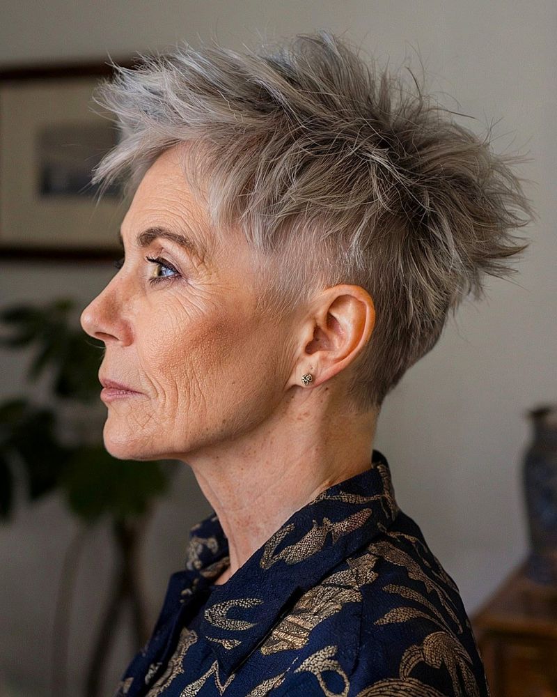Short Pixie Shag with Undercut