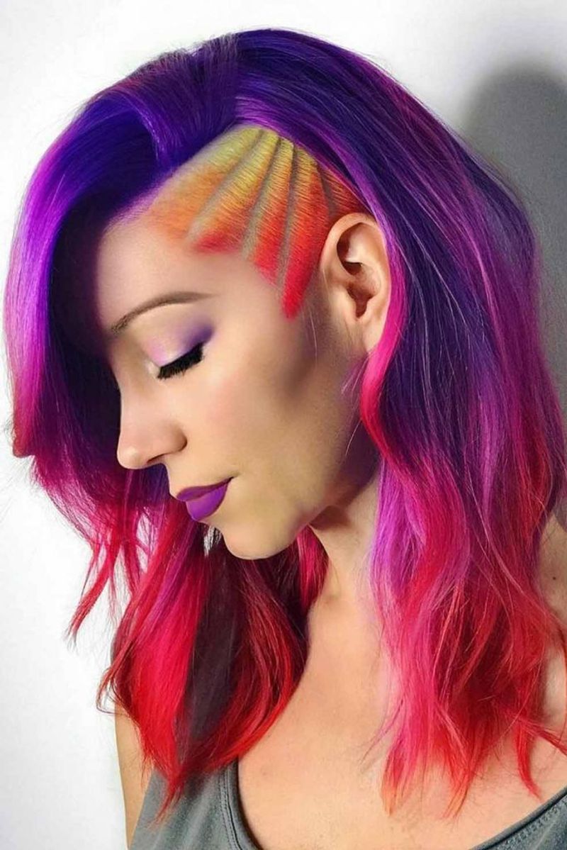 Color-Pop Undercut