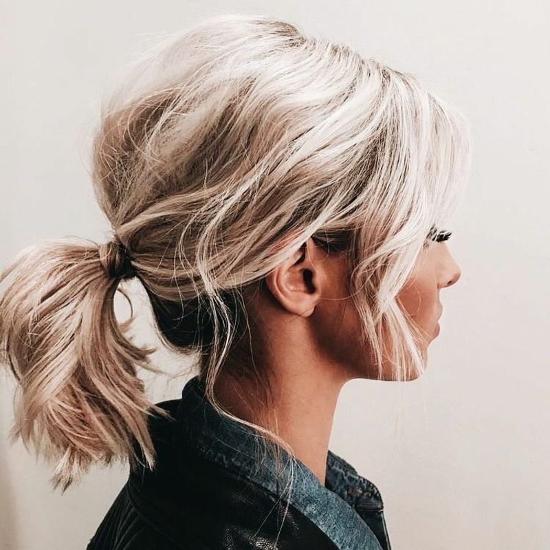 Alternative: Low Ponytail