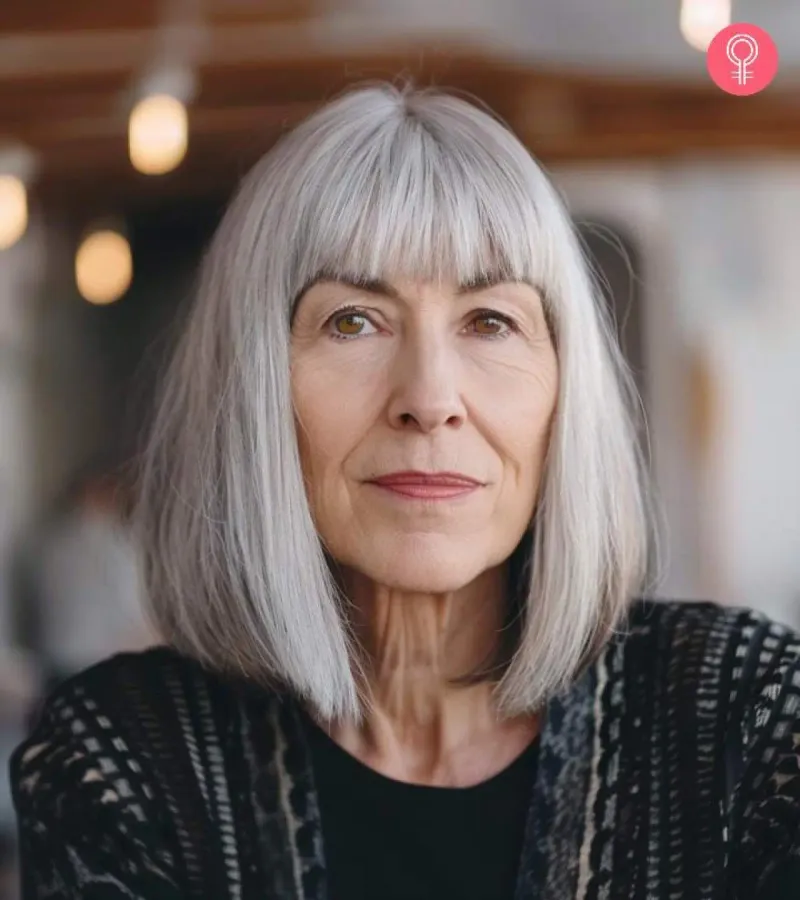 Avoid: Heavy Bangs