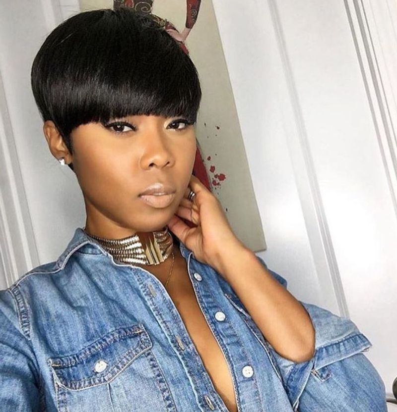 Blunt Cut Pixie
